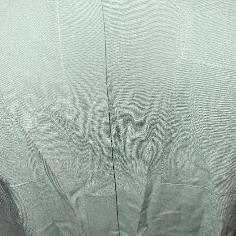 Women's Anthropologie Maeve Green Button Down Shirt Size S - Picture 4 of 8